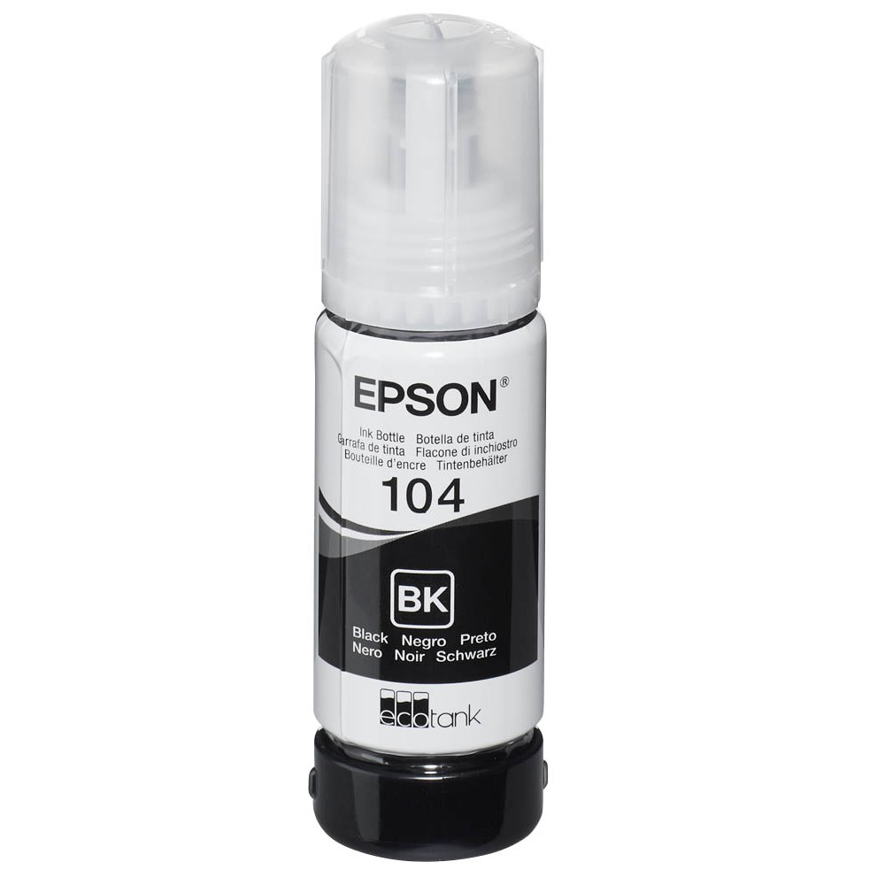 Epson 104 / C13T00P140 Nachfüll-Tinte Black 65 ml