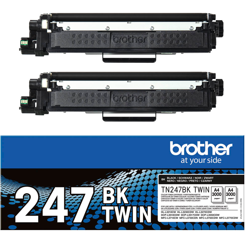 Brother TN-247BKTWIN Toner schwarz 2er-Set