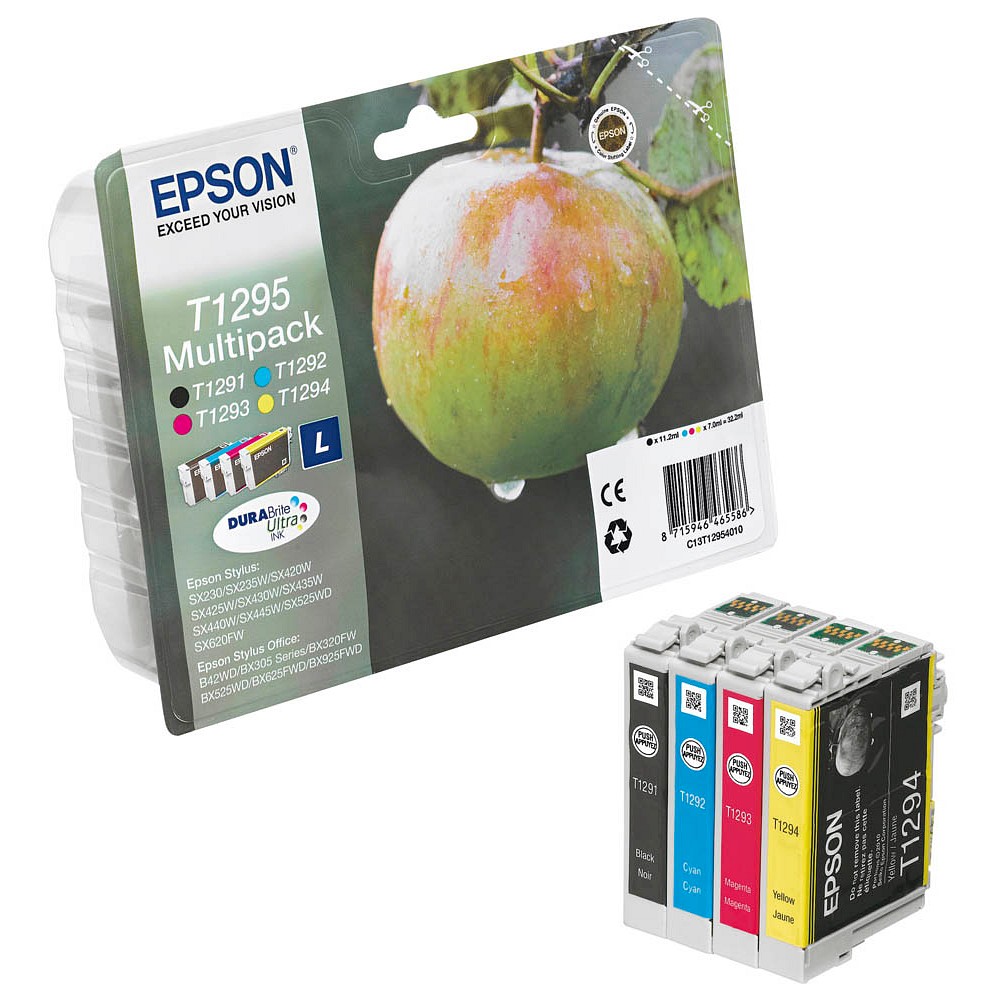 Epson T1295L / C13T12954012 Tinten Multipack CMYK (4er Set)