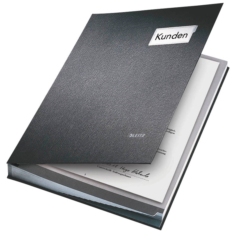 LEITZ Unterschriftenmappe Unterschriftsmappe 5700 20 Fächer schwarz, 1 St.