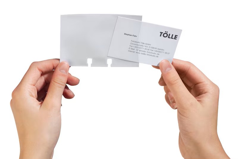 DURABLE Visitenkarten-Rollkartei Visifix silber, für 560 Visitenkarten
