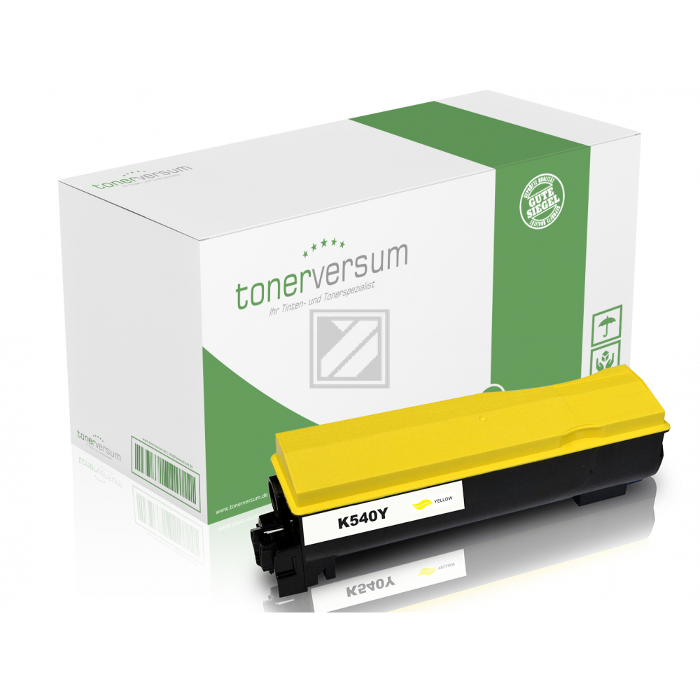 Tonerversum Toner-Kit gelb (102576) ersetzt TK-540Y