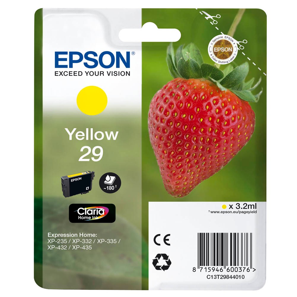 Epson 29 / C13T29844012 Tinte Yellow