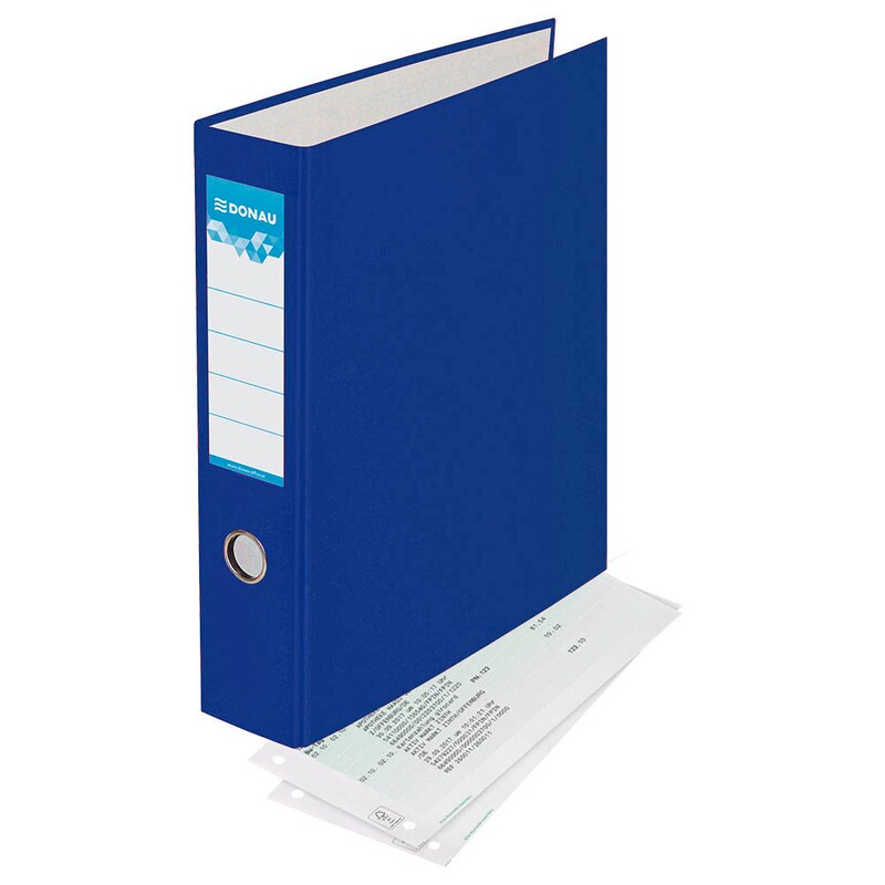 DONAU Doppelordner blau Karton 7,5 cm, 1 St.
