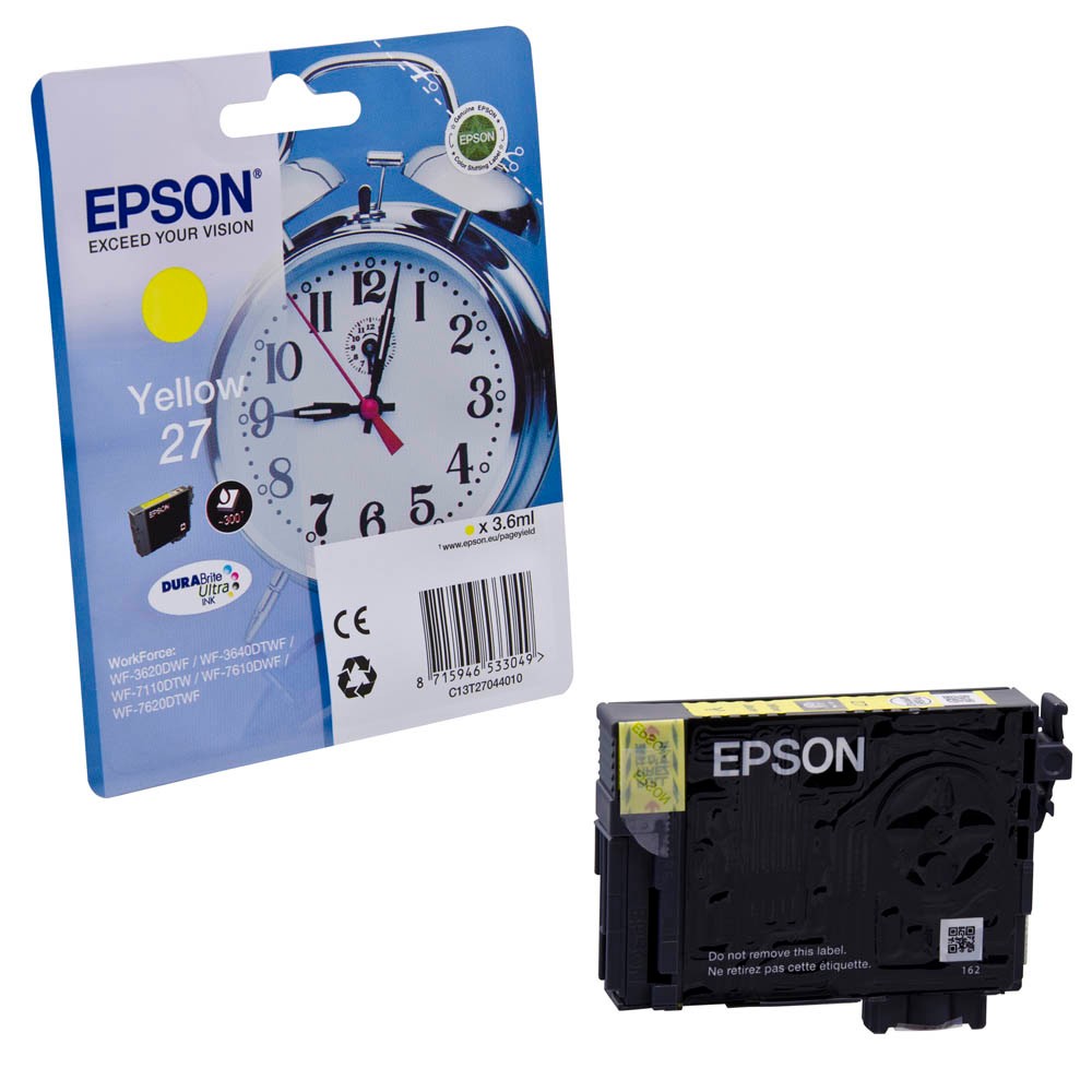 Epson 27 / C13T27044012 Tinte Yellow