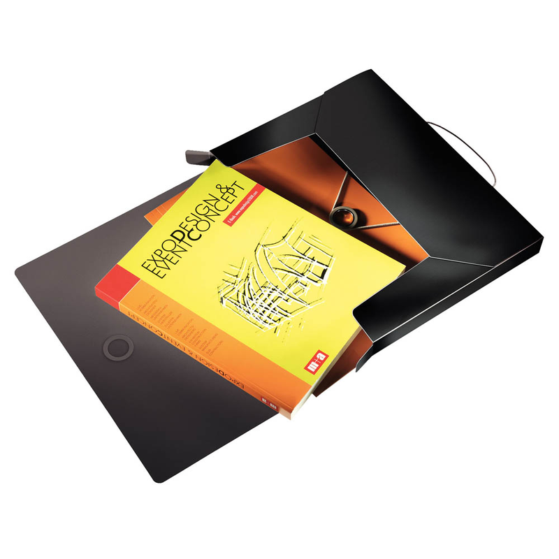 LEITZ Heftbox Solid 4568 3,0 cm schwarz, 1 St.