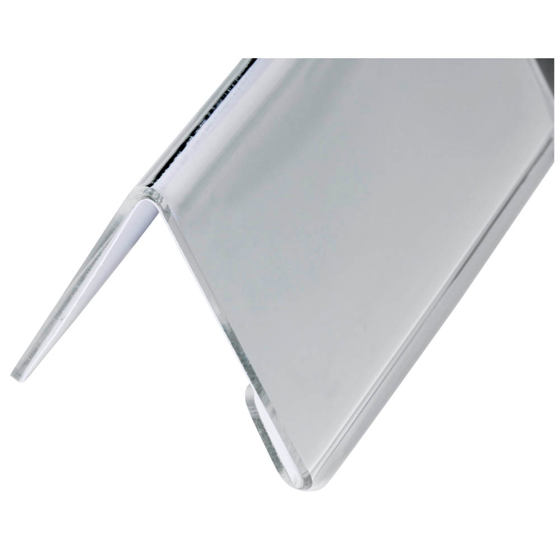 DURABLE Tischnamensschilder transparent 21,0 x 6,1 cm, 10 St.