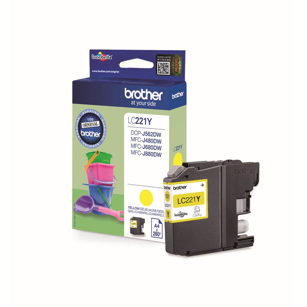 Brother LC-221Y Tinte Yellow