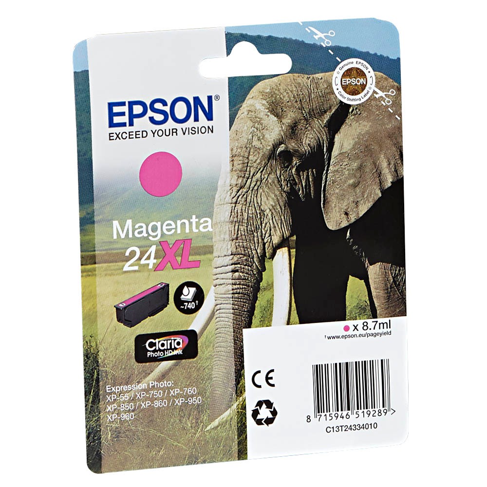 Epson 24 XL / C13T24334012 Tinte Magenta
