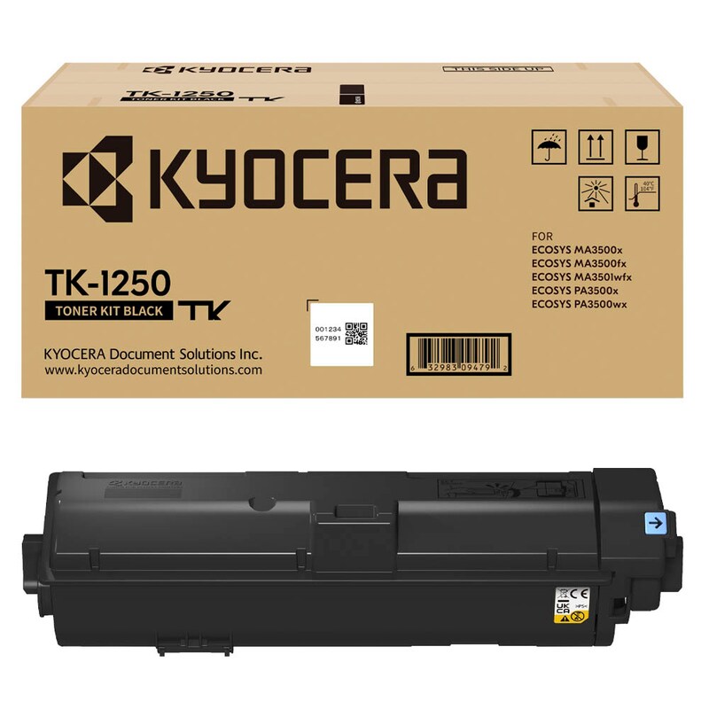 Kyocera Toner-Kit schwarz (1T0C3H0NL0, TK-1250K)
