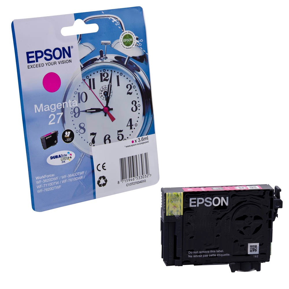 Epson 27 / C13T27034012 Tinte Magenta