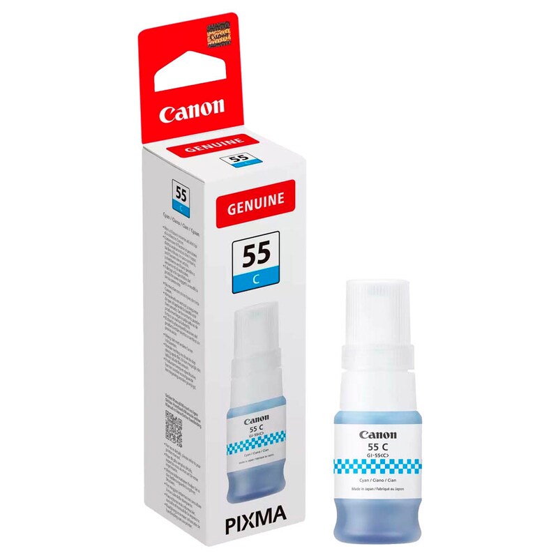 Canon Tintennachfüllfläschchen cyan (6289C001, 55C)