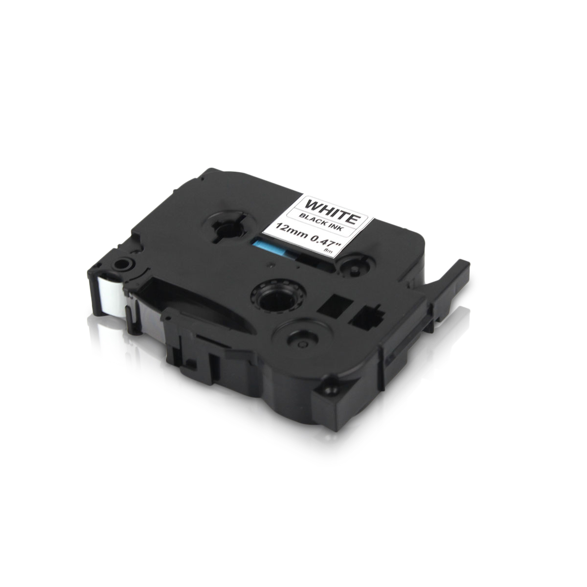 Kompatibel zu Brother TZe-S231 P-Touch Schriftband 12mm schwarz/weiss (extra-stark klebend)