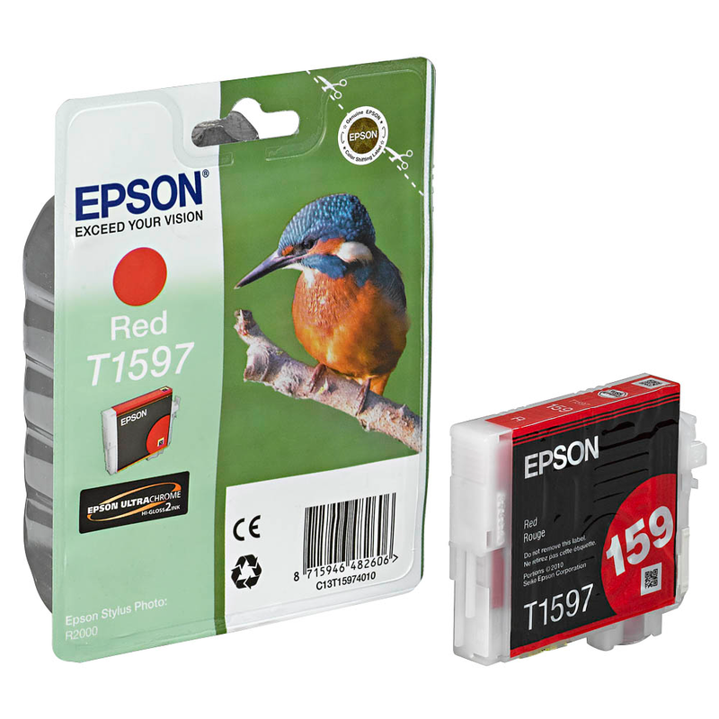 Epson Tintenpatrone rot (C13T15974010, T1597)
