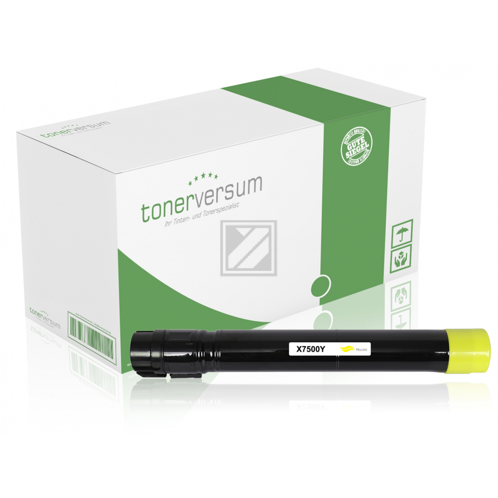 Tonerversum Toner-Kit gelb HC (TV104761) ersetzt 106R01438