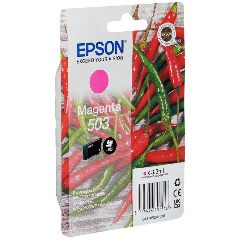 Epson Tintenpatrone magenta SC (C13T09Q34010, 503)