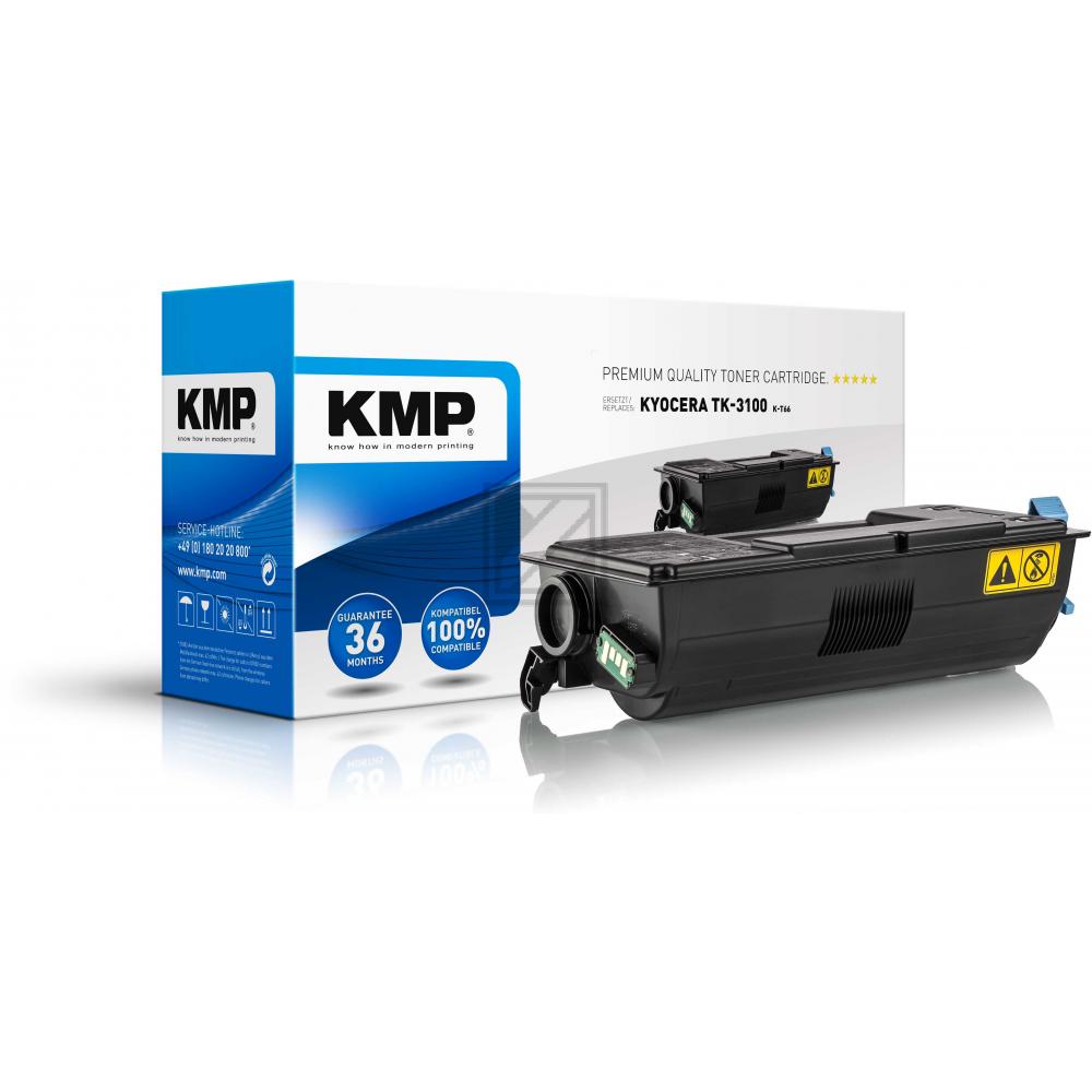 KMP Toner-Kartusche schwarz (2894,0000, K-T66) ersetzt TK-3100