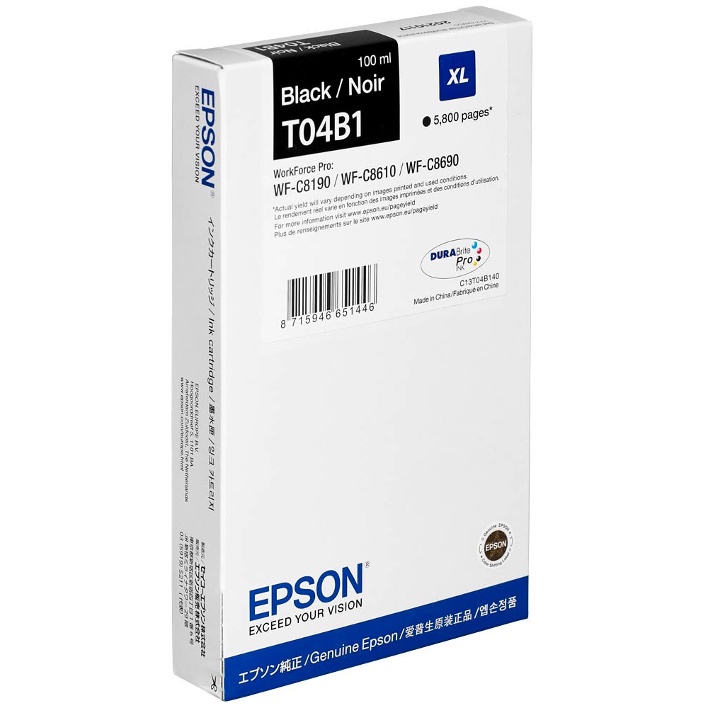 Epson T04B1XL / C13T04B140 Tinte Black