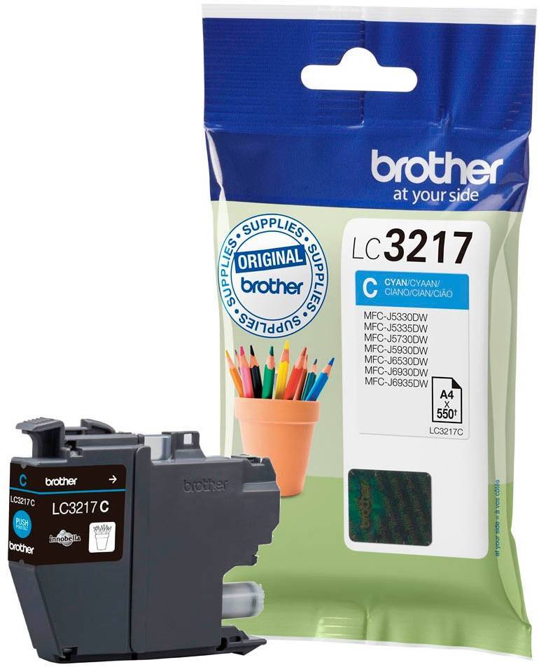 Brother Tintenpatrone cyan (LC-3217C)