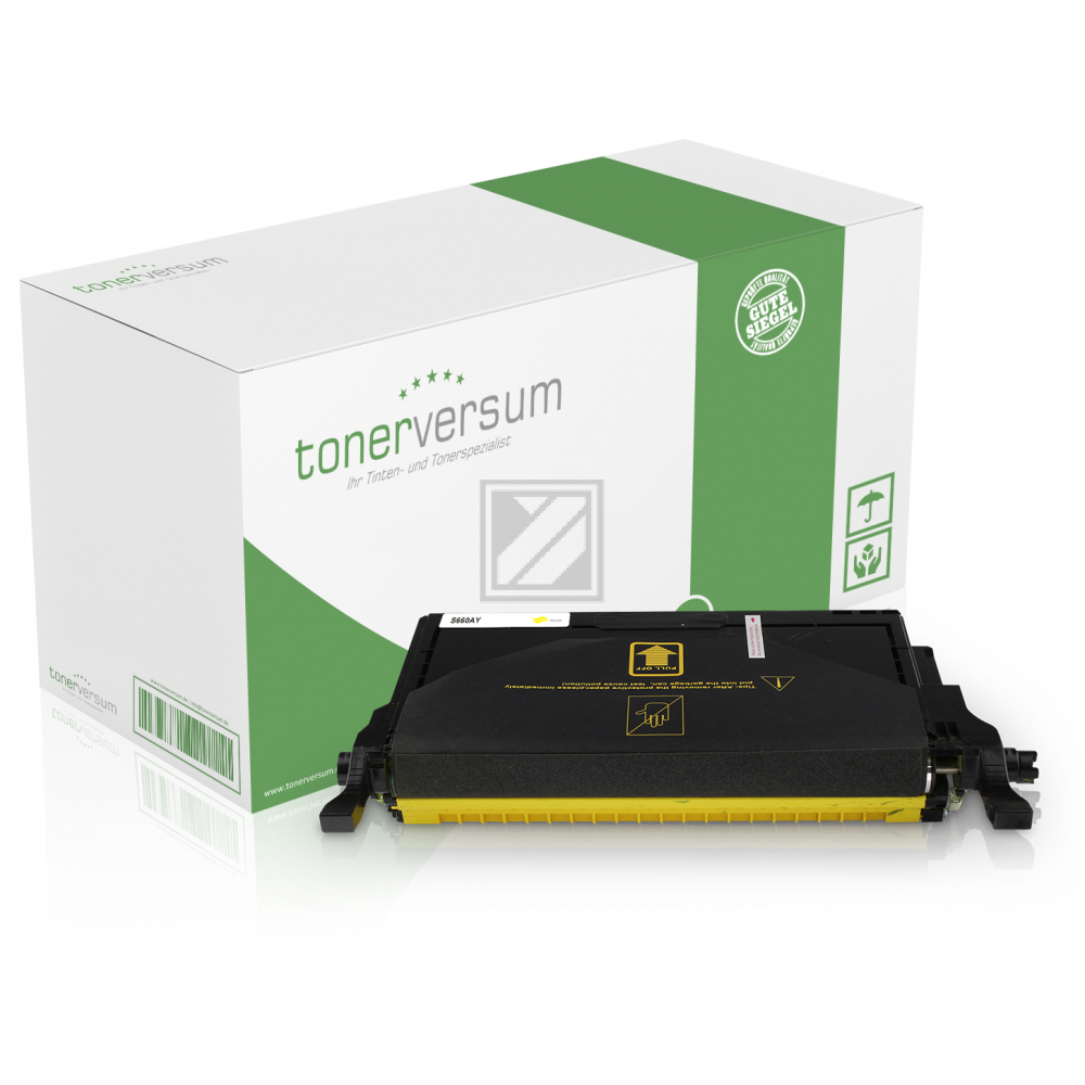 Tonerversum Toner-Kartusche gelb HC (102862) ersetzt 660