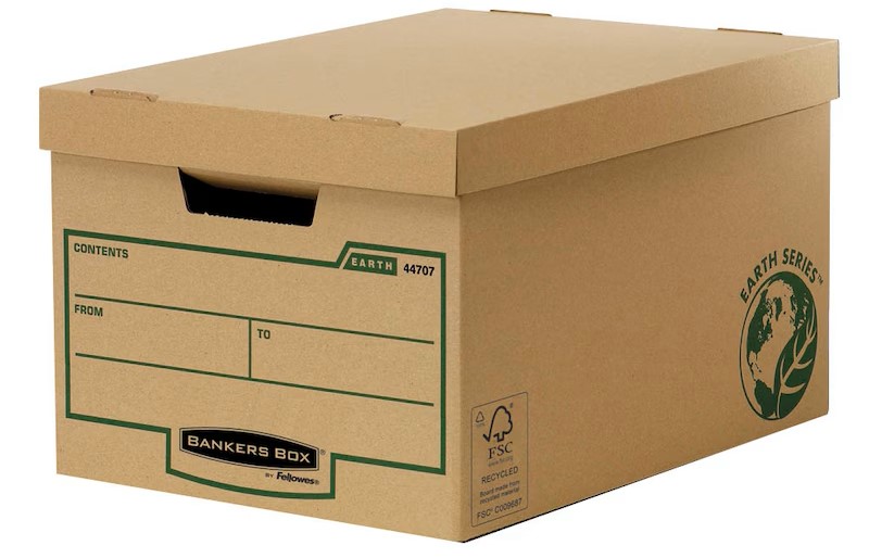 Bankers Box Archivboxen Earth Series braun 33,5 x 47,0 x 27,1 cm, 10 St.