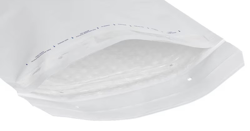 aroFOL® CLASSIC Luftpolstertaschen W6/F weiß für DIN A4, 100 St.