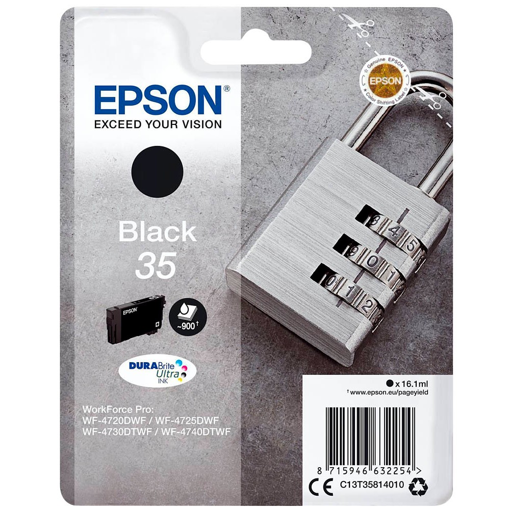 Epson 35 / C13T35814010 Tinte Black