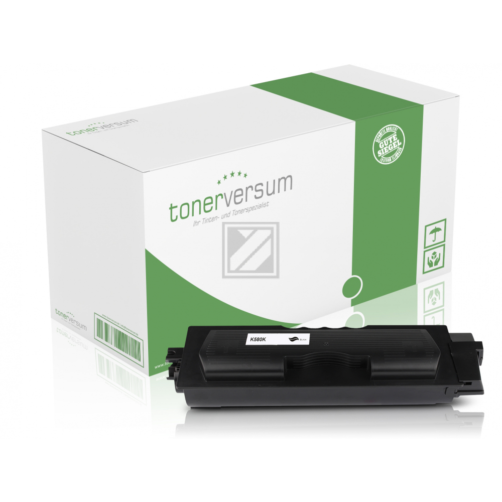 Tonerversum Toner-Kit schwarz (102447) ersetzt TK-580K