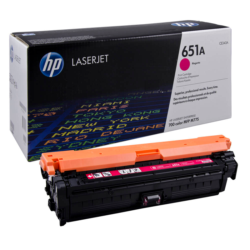HP Toner-Kartusche magenta (CE343A, 651A)