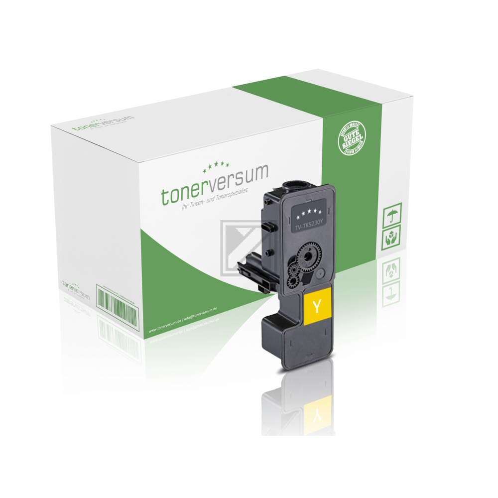 Tonerversum Toner-Kit gelb HC (104070) ersetzt TK-5230Y