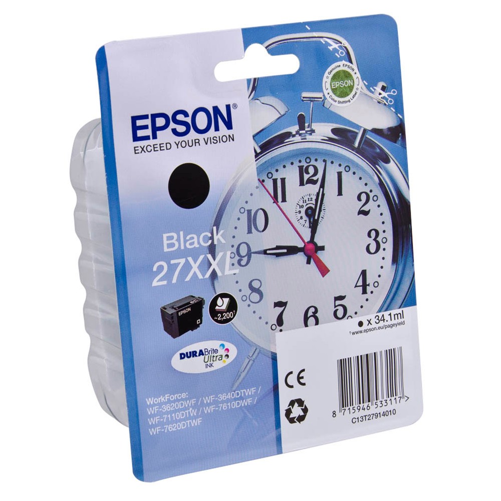 Epson 27 XXL / C13T27914012 Tinte Black