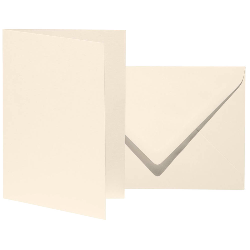 artoz Faltkarten mit Briefumschlägen Mosaic 943601-241 elfenbein DIN B6, 10 St.