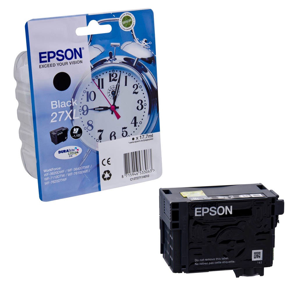 Epson 27 XL / C13T27114012 Tinte Black