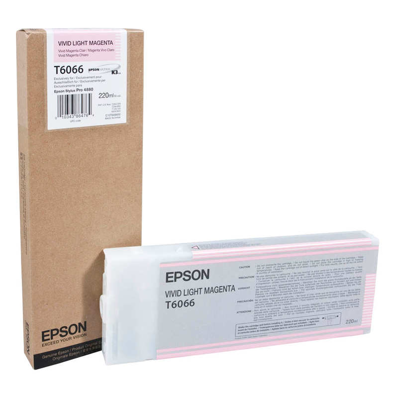 Epson Tintenpatrone magenta light HC (C13T606600, T6066)