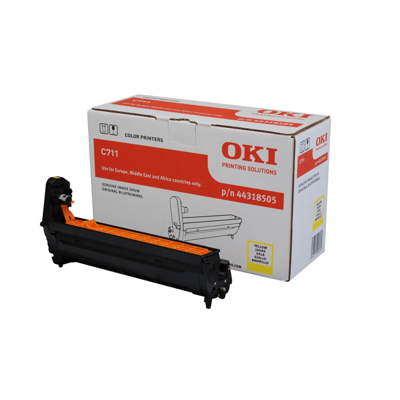 OKI Fotoleitertrommel gelb (44318505)