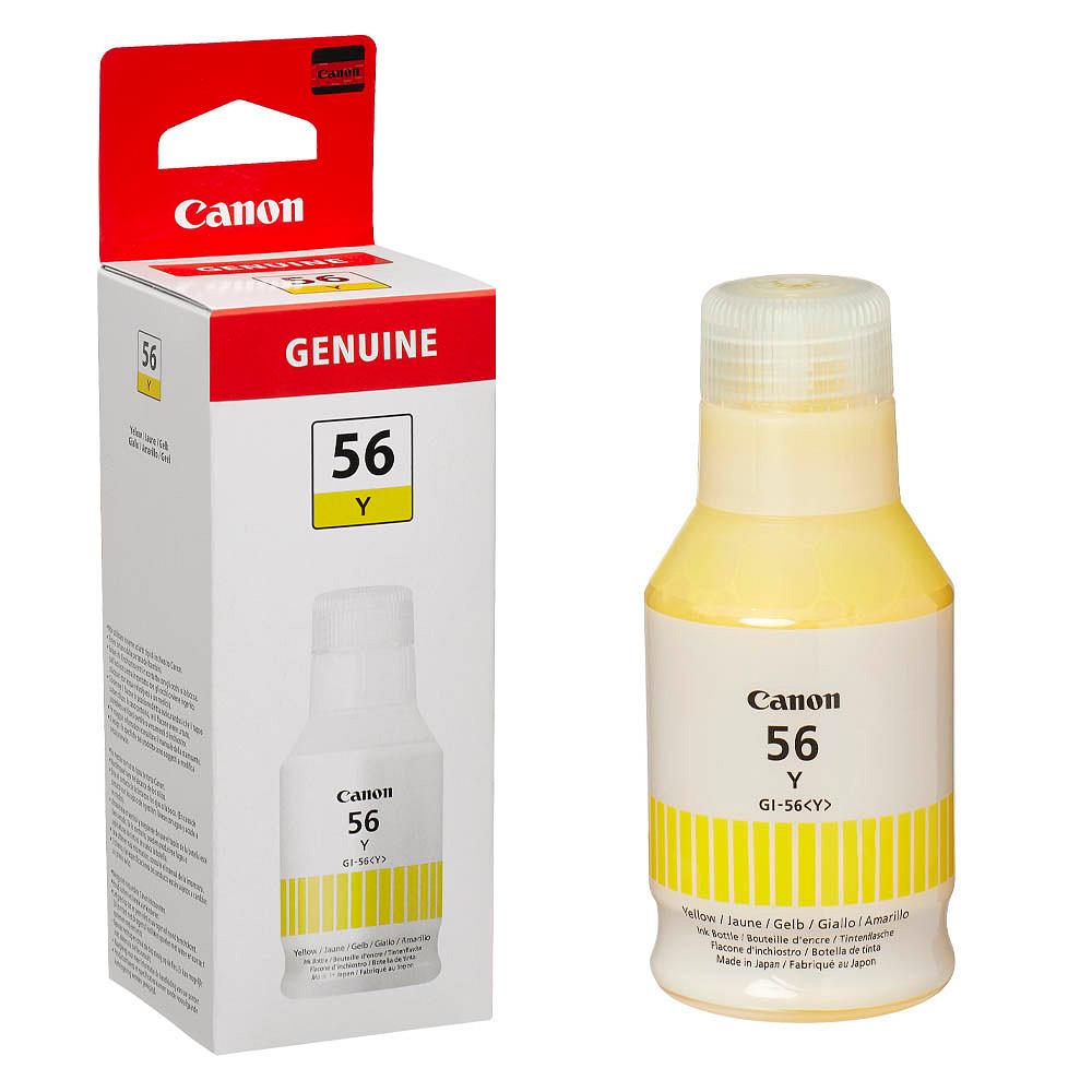 Canon Tintennachfüllfläschchen gelb (4432C001, GI-56Y)