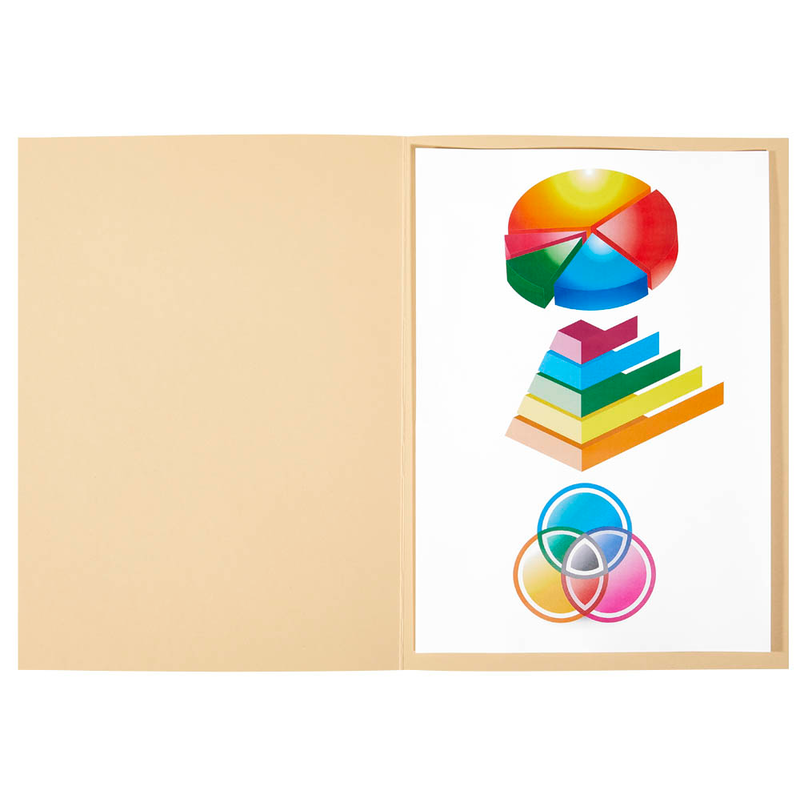 ELBA Aktendeckel Smart Line DIN A4 chamois, 100 St.