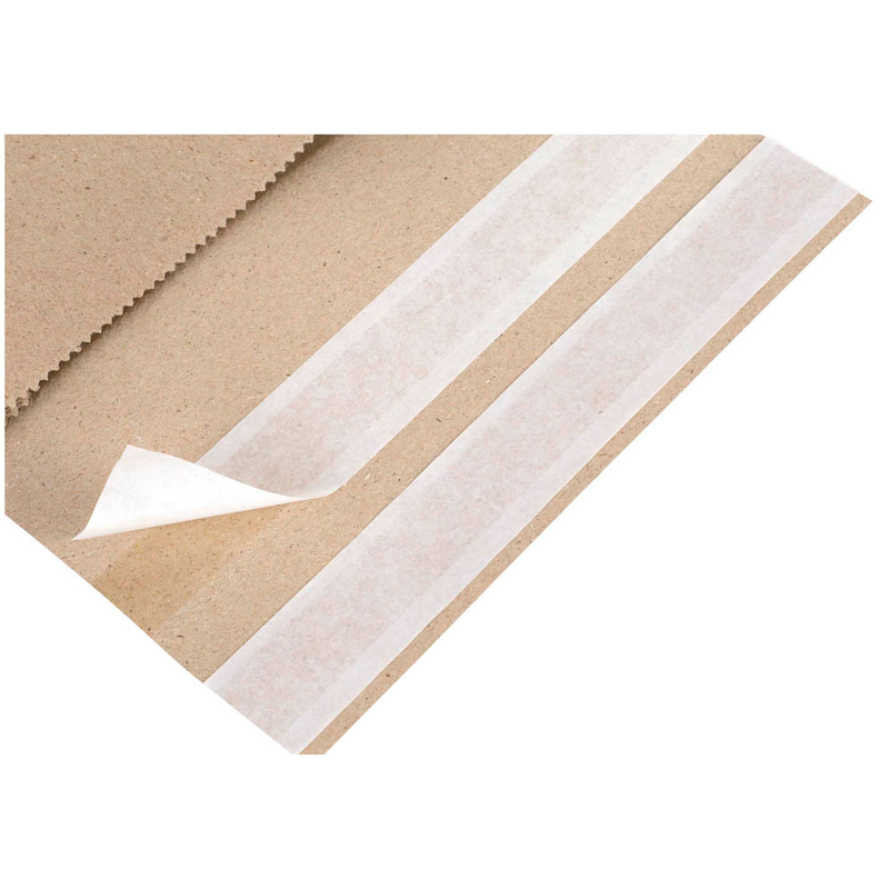 flexiPAK Faltentaschen classic eco Doppelfixverschluss ca. DIN A3 ohne Fenster natur mit 8,0 cm Falte, 300 St.