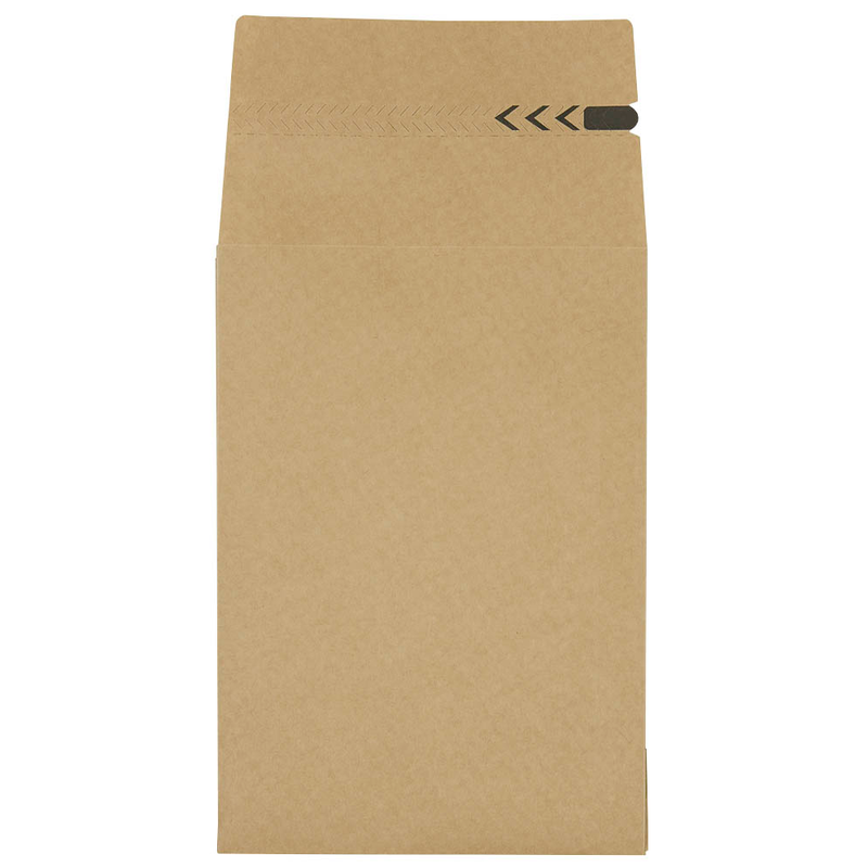BONG Faltentaschen e-Green ca. DIN C5 ohne Fenster braun mit 4,0 cm Falte, 250 St.