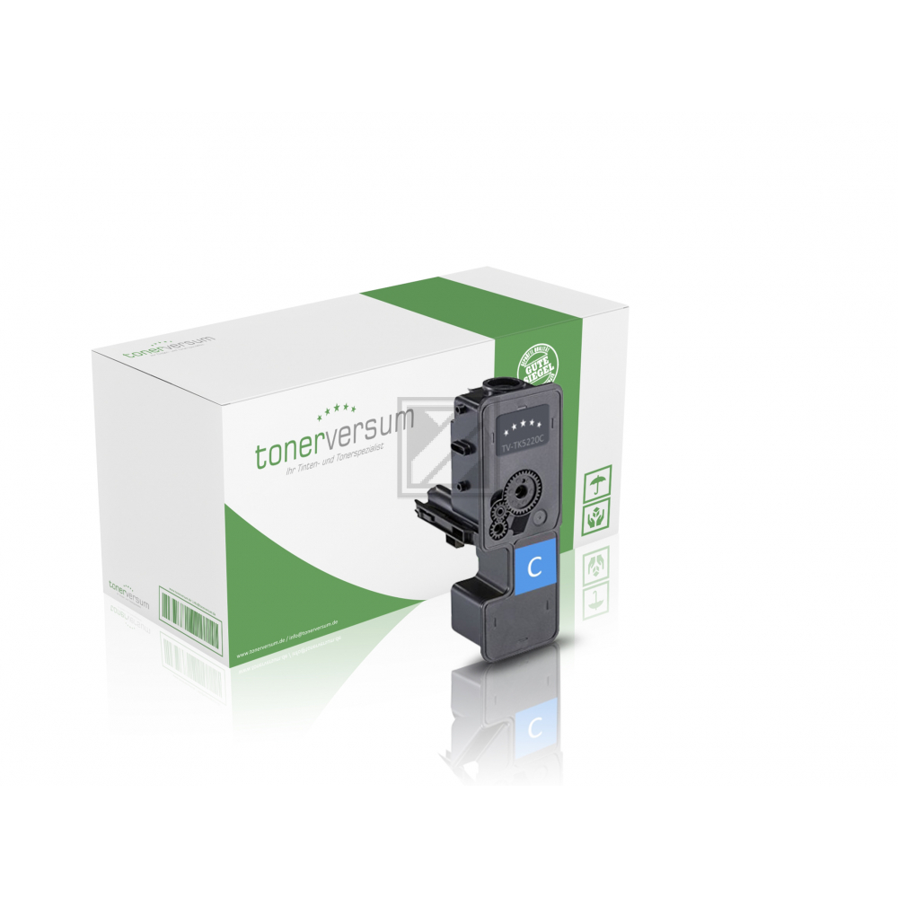 Tonerversum Toner-Kartusche cyan SC (104074) ersetzt TK-5220C