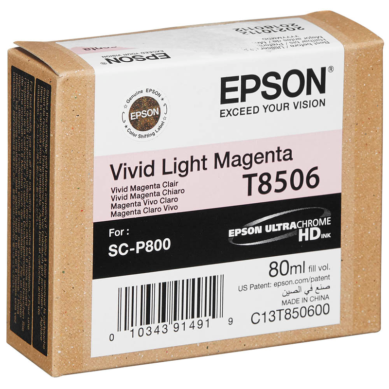 Epson Tintenpatrone magenta light (C13T850600, T8506)