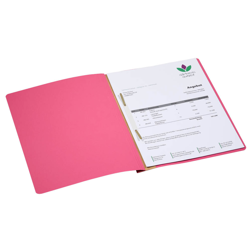 LEITZ Ösenhefter 3742 Karton rot DIN A4, 50 St.