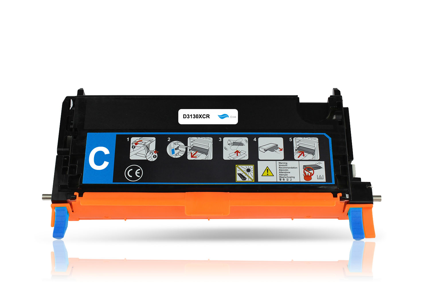 Kompatibel zu Dell 593-10290 / H513C / 3130 Toner Cyan