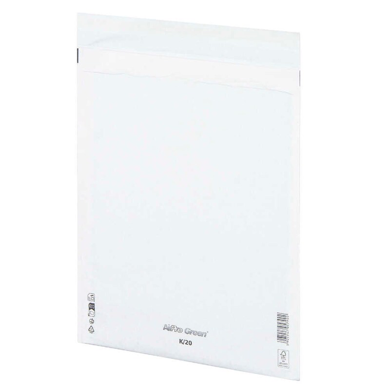 BONG Versandtaschen AirPro Green K20 ohne Fenster weiß 50 St.