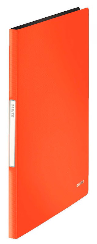LEITZ Solid Sichtbuch DIN A4, 20 Hüllen hellrot, 1 St.