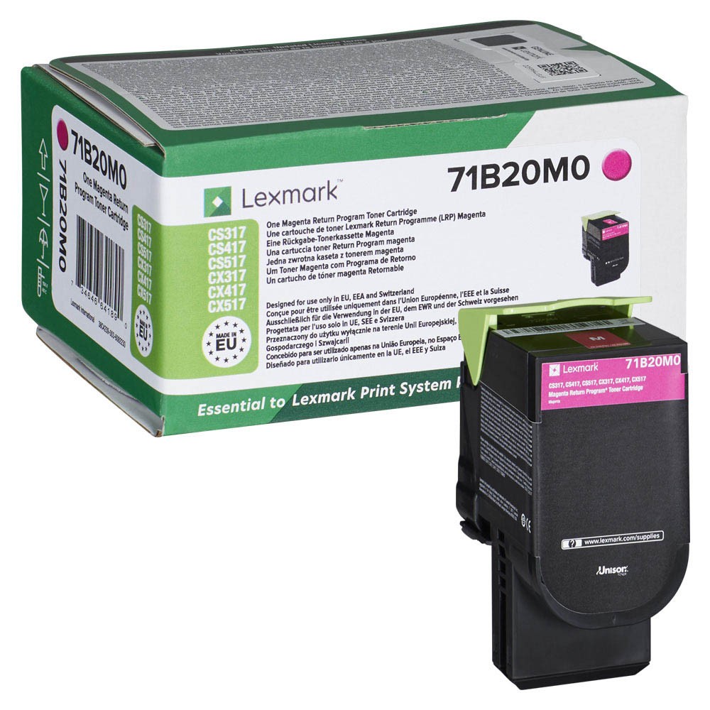 Lexmark 71B20M0 Toner Magenta