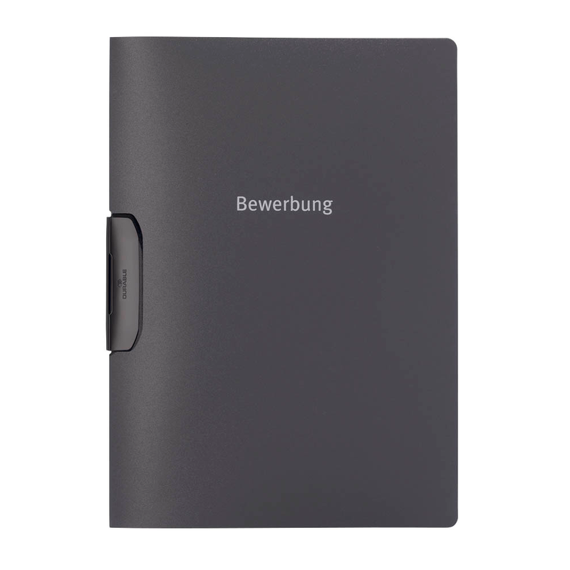 DURABLE Bewerbungsmappen DURASWING job DIN A4 grau, 5 St.