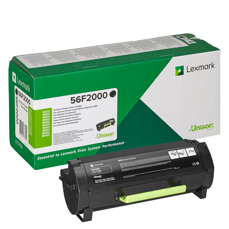 Lexmark Toner-Kartusche Return Program schwarz (56F2000)