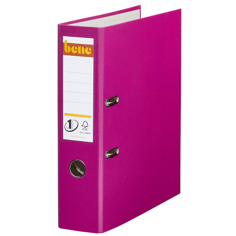 bene No.1 Power Ordner brombeer Kunststoff 8,0 cm DIN A4, 1 St.