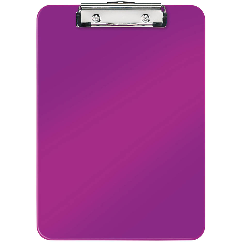 LEITZ Klemmbrett WOW 3971 DIN A4 violett Kunststoff, 1 St.